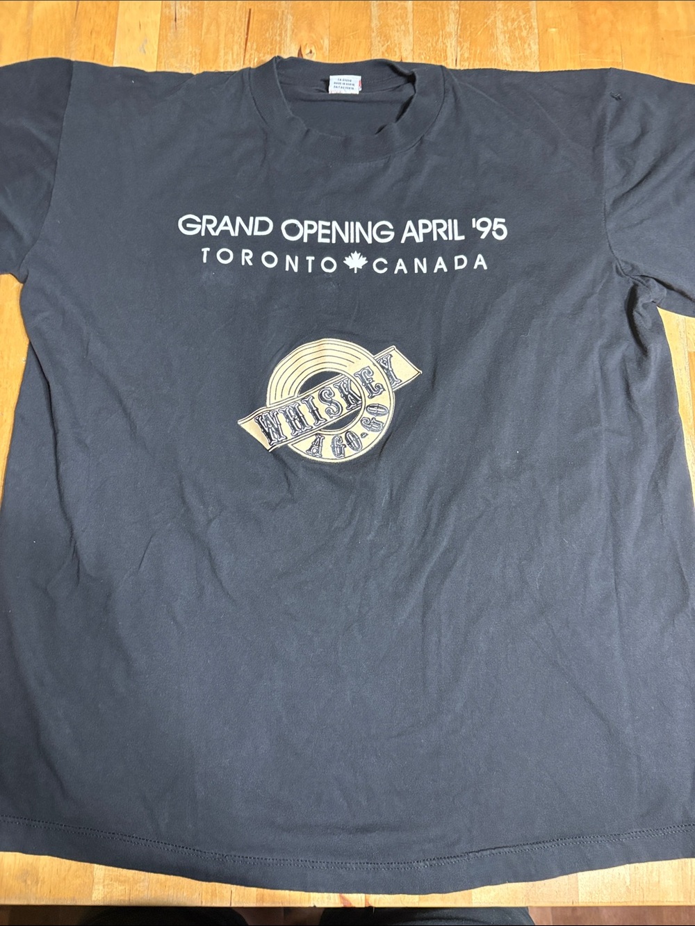 Whiskey A Go-Go Grand Opening April '95 Toronto Canada Graphic Tee